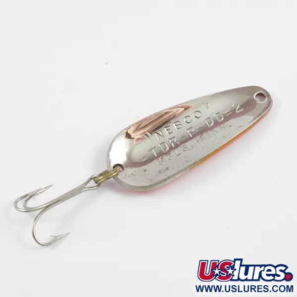 Nebco Tor-P-Do Lepel, Rood/Zwart/Nikkel, 14g, Druppelvorm, #2581