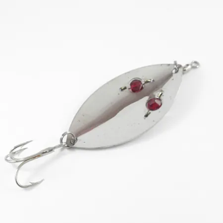 Gibbs Ruby Eye Wiggler Lepel, Nickel / Red Eyes, 35g, Glasogen, #2587