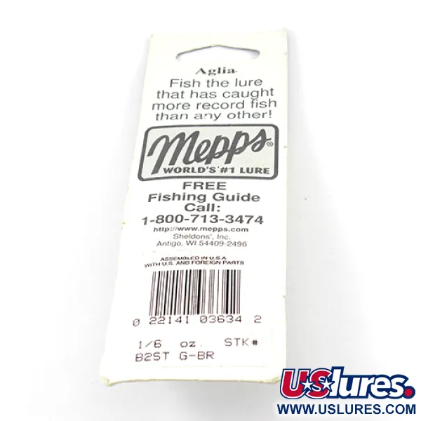 Mepps Aglia 2 Dressed Squirrel Tail Spinner, Messing, 4,7g, #2593