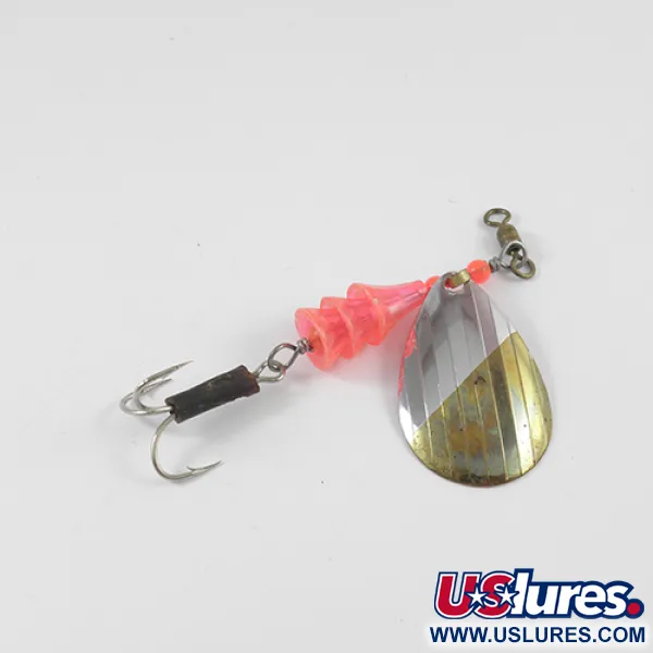 Lucky Strike Coffee Spoon Spinner, Nikkel/Messing/Rood, 7g, #2595