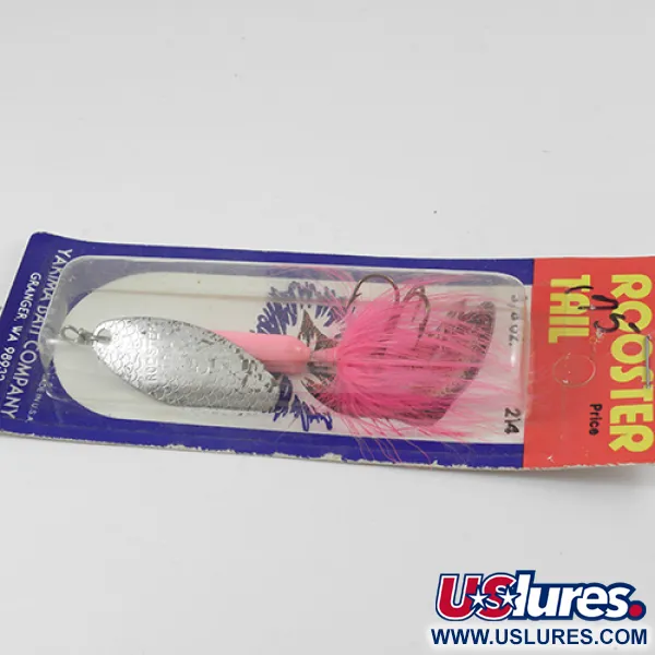 Worden’s Original Rooster Tail 6 Spinner, Zilver/Roze, 15g, #2597