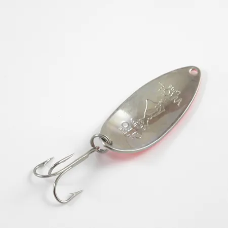 Little Cleo (Hula Girl) Lepel, Parelmoer/Rood/Nikkel, 14g, #2604