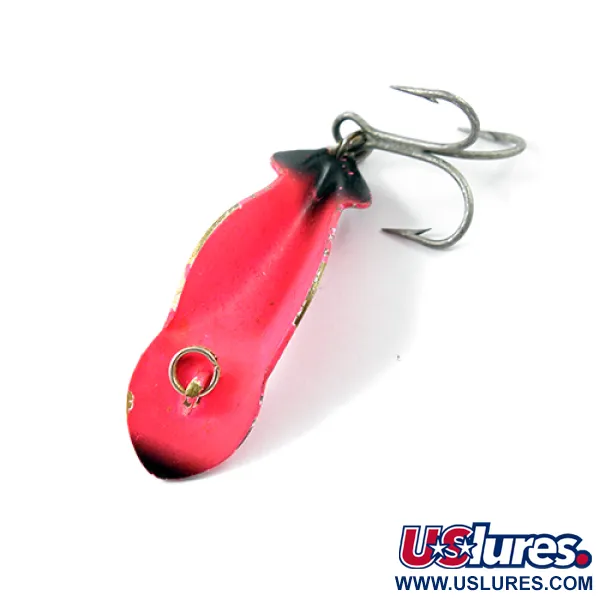 Buck Perry Spoonplug Lepel, Roze / Zwart, 4g, Messing, #2632
