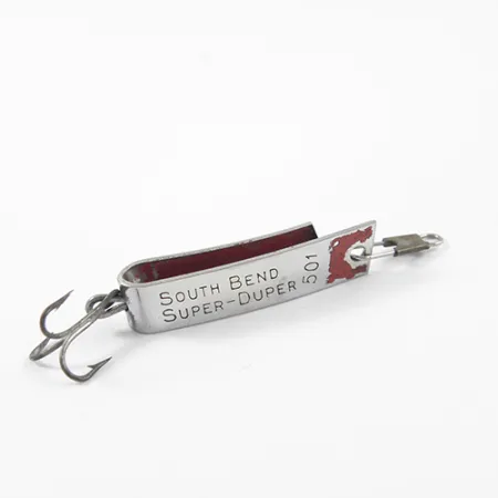 South Bend Super-Duper 501 Lepel, Nikkel, 2,3g, Vintage, #2635