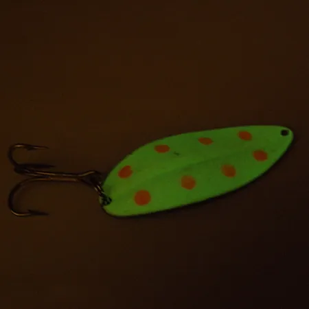 TODDCO Main liner Glow Lepel, Glow White/Red/Nickel, 21g, #2662