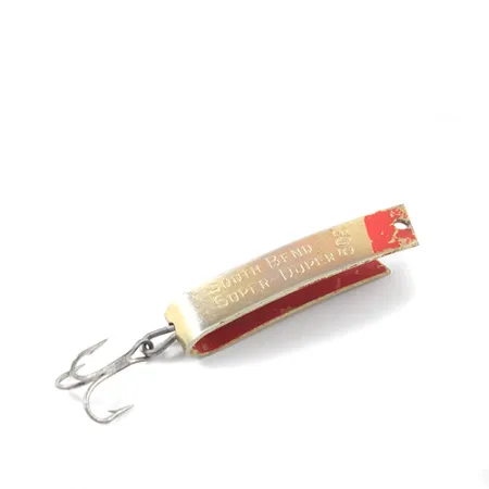 Super-Duper 502 Lepel, Goud / Rood, 2.5g, Vintage Kunstaas, #2667