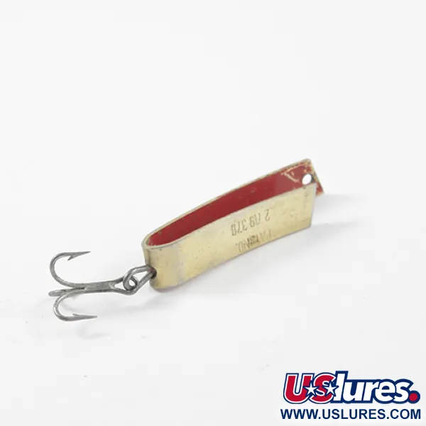 Super-Duper 502 Lepel, Goud / Rood, 2.5g, Vintage Kunstaas, #2667