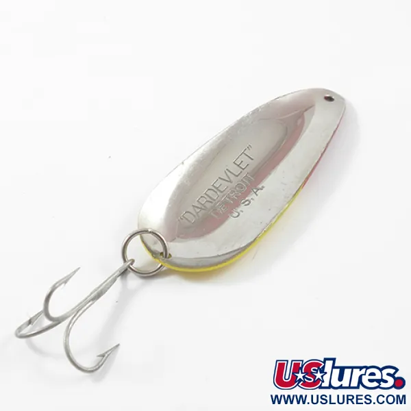 Dardevle Dardevlet Lepel, Rood/Geel/Nikkel, 21g, Verre Worpen, #2690