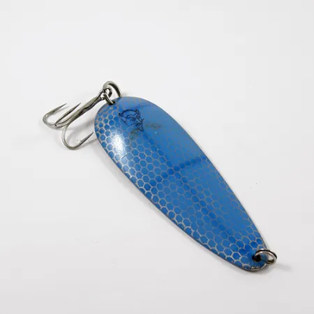 Eppinger Dardevle Lepel, Blauw/Nikkel, 28g, Wafelpatroon, #2694