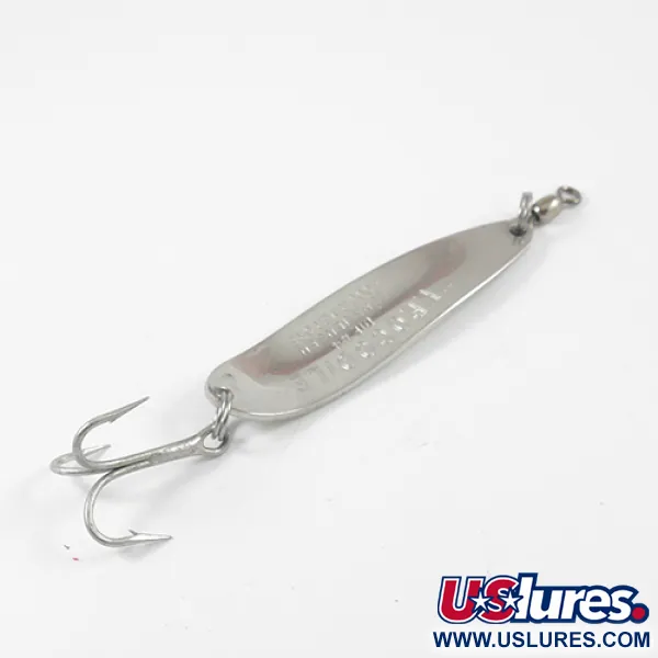 Luhr Jensen Krocodile Die #4 Glow Lepel, Blauw/Wit, 14g, Glow, #2707