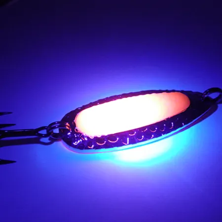 Blue Fox Pixee UV Lepel, Nikkel / Roze, 14g, UV-kern, #2744