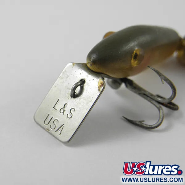 L&S Bait MirrOlure Plug, Goud Natuurlijk, 2g, Metalen Lip, #2747