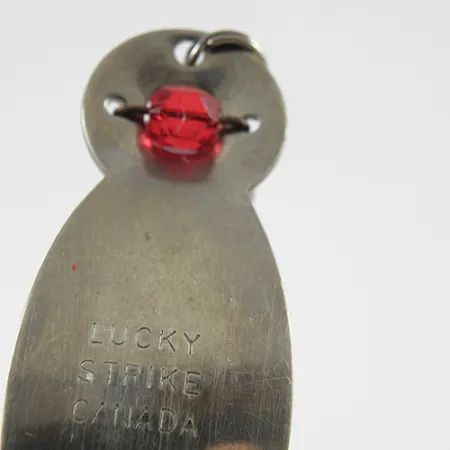 Lucky Strike One Eye Wiggler Lepel, Nikkel/Rood oog, 14g, #2761