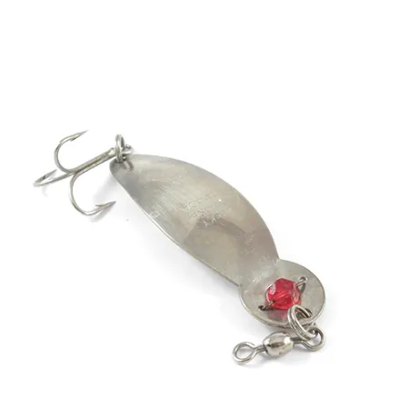 Lucky Strike One Eye Wiggler Lepel, Nikkel/Rood oog, 14g, #2761