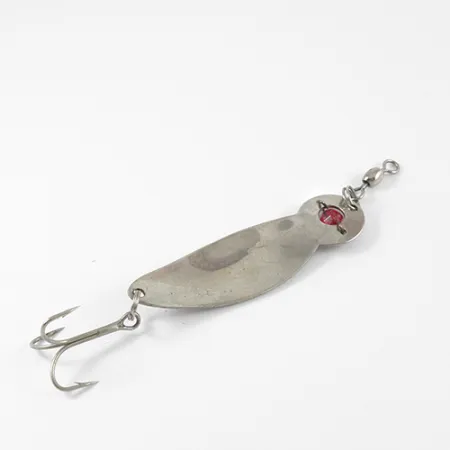 Lucky Strike One Eye Wiggler Lepel, Nikkel/Rood oog, 14g, #2761