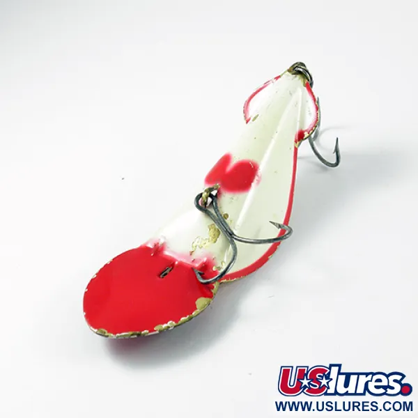 Buck Perry Spoonplug Lepel, Rood / Wit, 21g, Dieptecontrole, #2762