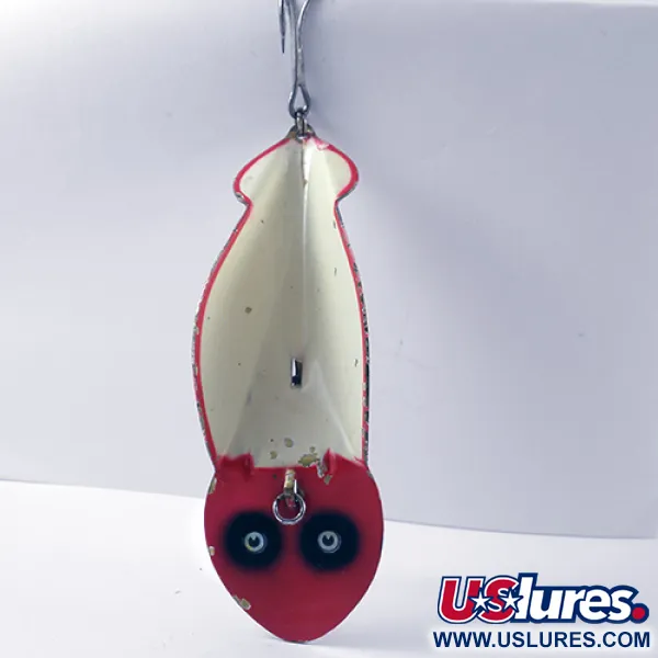 Buck Perry Spoonplug Lepel, Rood / Wit, 21g, Dieptecontrole, #2762