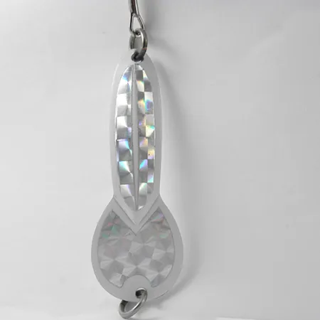 Glen Evans Loco 3 Lepel, Wit/Hologram, 17g, Vintage, #2771