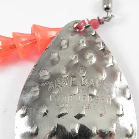 Luhr Jensen Dave Davis Trolling Lepel, Roze/Nikkel, 17g, Gehamerd, #2776