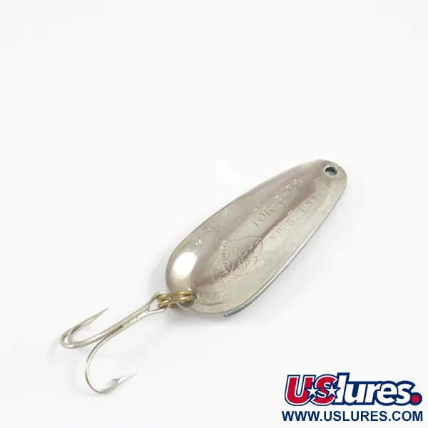 Nebco Tor-P-Do Lepel, Wit / Groen / Nikkel, 14g, #2785