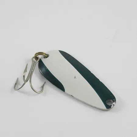 Nebco Tor-P-Do Lepel, Wit / Groen / Nikkel, 14g, #2785