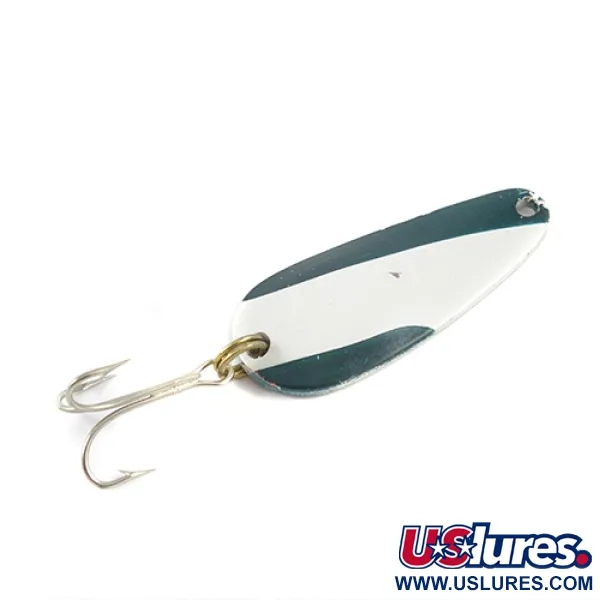 Nebco Tor-P-Do Lepel, Wit / Groen / Nikkel, 14g, #2785