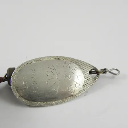 Mepps Aglia 3 dressed Spinner, Nikkel, 7,3g, Gebonden haak, #2793