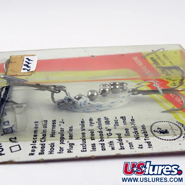 Luhr Jensen Hook Harness Onderlijn, Nikkel, 6g, Kogelketting, #2811