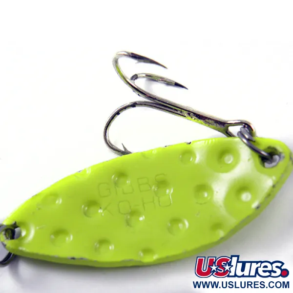 Gibbs KOHO Lepel, Chartreuse, 14g, Gehamerde textuur, #2813