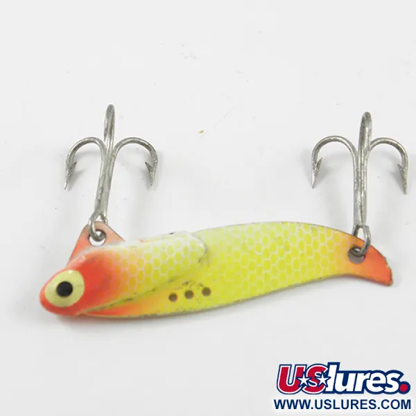 Heddon Sonar 431 Blade, Geel / Rood, 7.5g, Honingraatpatroon, #2822