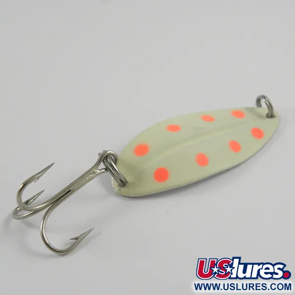 TODDCO Main liner Glow Lepel, Wit/Rood/Nikkel, 12,5g, #2839