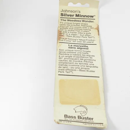 Johnson Silver Minnow Lepel, Goud, 5g, Wierloos, #2845