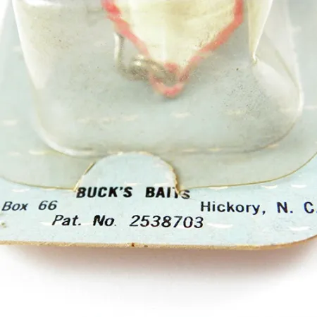 Buck Perry Spoonplug 700-serie, Rood/Crème, 21g, Vintage, #2846