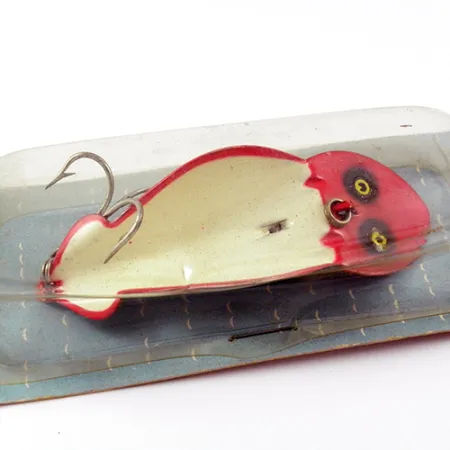 Buck Perry Spoonplug 700-serie, Rood/Crème, 21g, Vintage, #2846