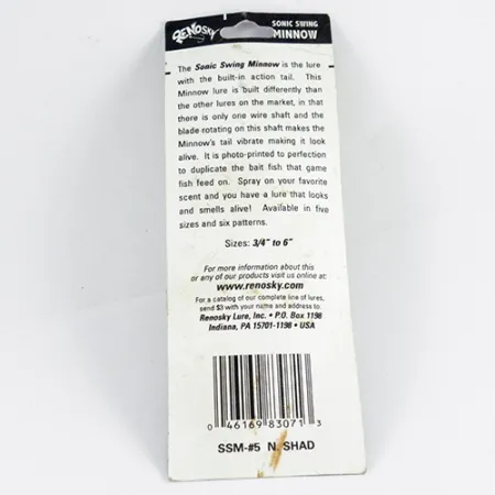 Renosky Sonic Swing Minnow Hybride Spinner, Goud, 7g, Spinnerblad, #2849