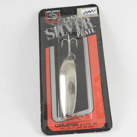 Luhr Jensen Krocodile Die #3 Lepel, Nikkel, 7g, Slank profiel, #2881