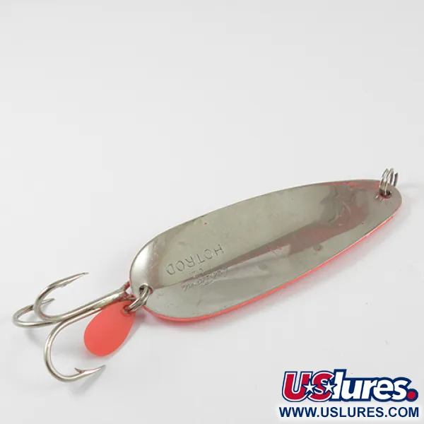 Luhr Jensen Les Davis Hotrod Lepel, Roze/Nikkel, 32g, Vintage, #2896
