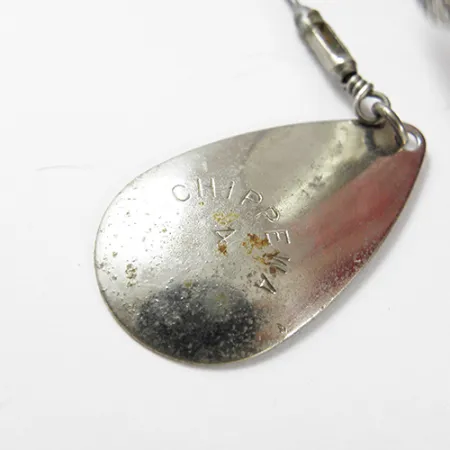 Chippewa Bait Chippewa 4 Spinnerbait, Nikkel / Rood, 28g, Dubbel Blad, #2909