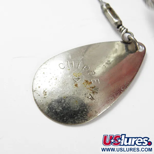 Chippewa Bait Chippewa 4 Spinnerbait, Nikkel / Rood, 28g, Dubbel Blad, #2909