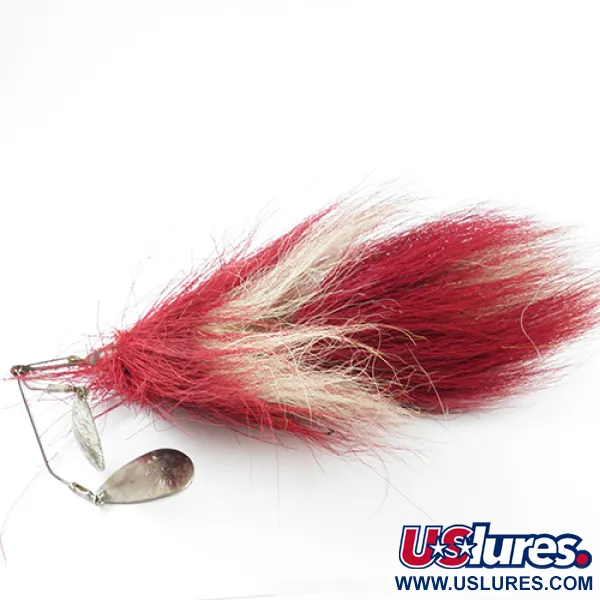 Chippewa Bait Chippewa 4 Spinnerbait, Nikkel / Rood, 28g, Dubbel Blad, #2909