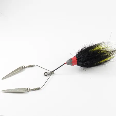 Jamison Shannon Persuader Twin Spinner, Nikkel, 18g, Bucktail, #2910
