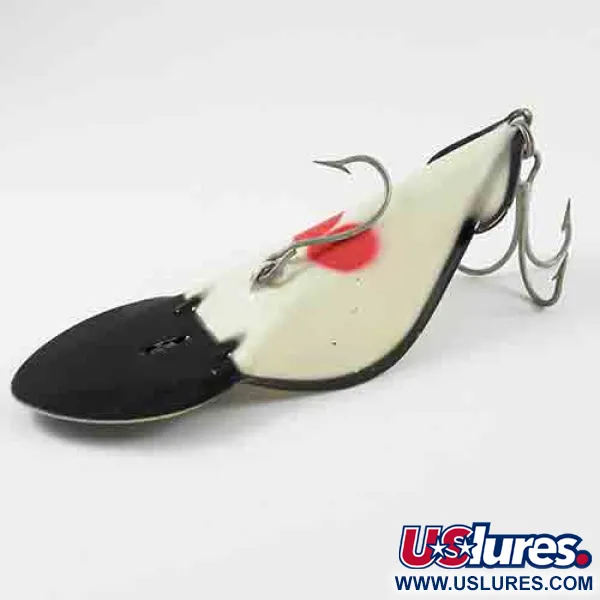 Buck Perry Spoonplug, Wit/Zwart, 28g, Structuurvissen, #2914