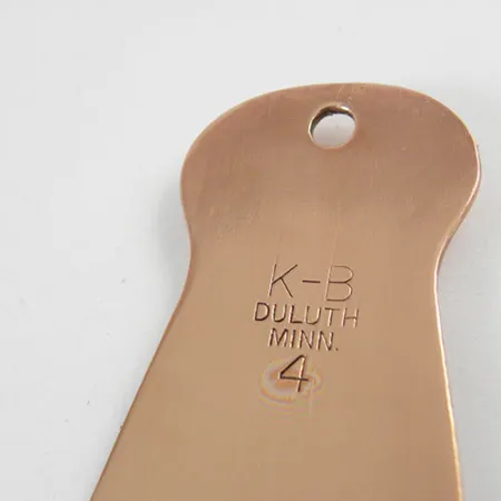 K-B Bait K-B Spoon 4 Lepel, Koper, 40g, Bladvormig profiel, #2930