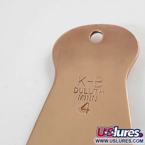 K-B Bait K-B Spoon 4 Lepel, Koper, 40g, Bladvormig profiel, #2930