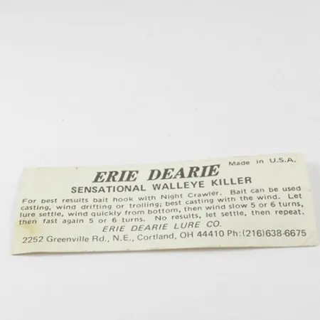 Erie Dearie Walleye Killer Spinnerbait, Nikkel / Rood, 12g, #2932