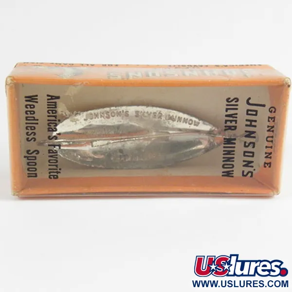 Johnson Silver Minnow Anti-wier Lepel, Silver, 5g, Verzilverd, #2934