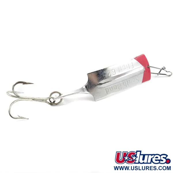 South Bend Flipit 625 Lepel, Nikkel/Rood, 8.5g, #2939