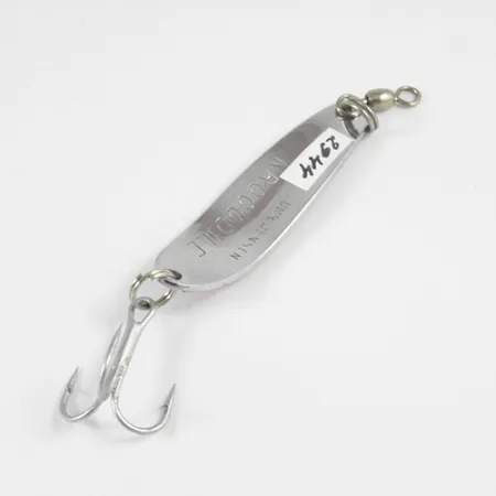 Luhr Jensen Krocodile Die #3 Lepel, Nikkel/Paars, 10g, #2944