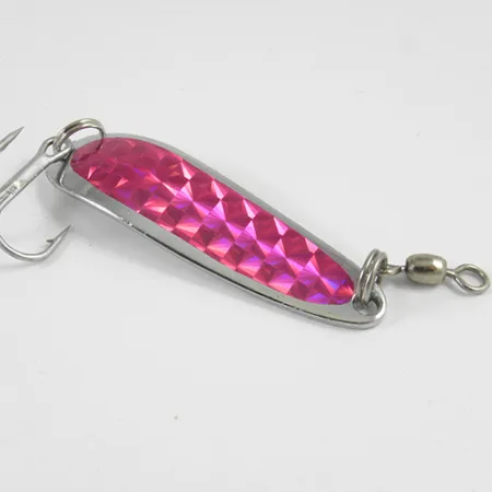 Luhr Jensen Krocodile Die #3 Lepel, Nikkel/Paars, 10g, #2944