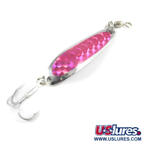 Luhr Jensen Krocodile Die #3 Lepel, Nikkel/Paars, 10g, #2944